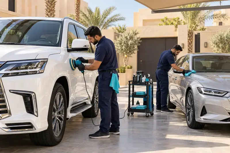 تلميع سيارات بالرياض - الرياض كلين
