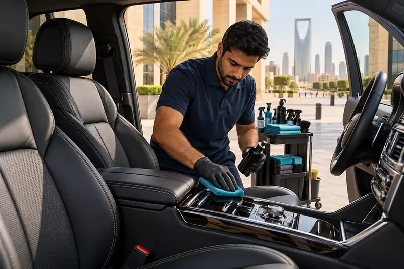تلميع سيارات متنقل بالرياض - الرياض كلين