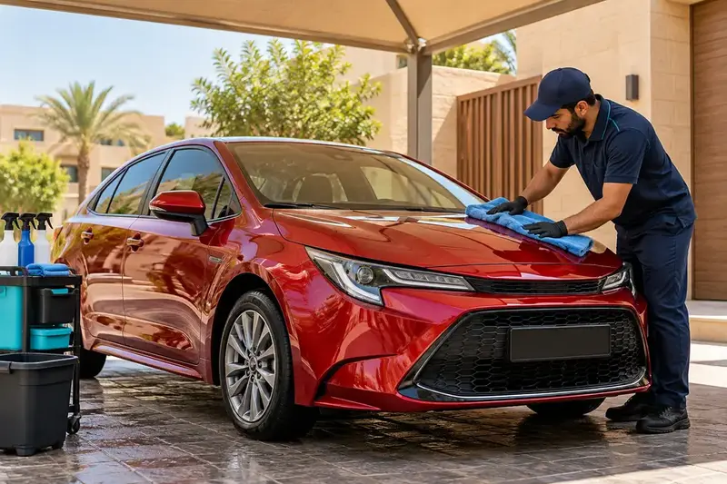 غسيل سيارة متنقل بالرياض - الرياض كلين